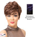 Heat Friendly Synthetic Wig Joo,Natural dark extra/blueberry
