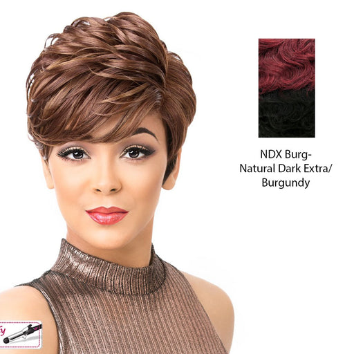 Heat Friendly Synthetic Wig Joo,Natural dark extra/burgundy