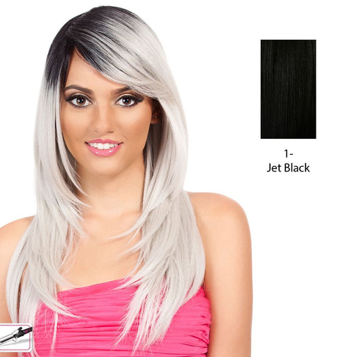 Heat Friendly Synthetic Wig Journey,Black