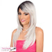 Heat Friendly Synthetic Wig Journey,Off black roots with white