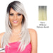 Heat Friendly Synthetic Wig Journey,Platinum blonde with dark roots