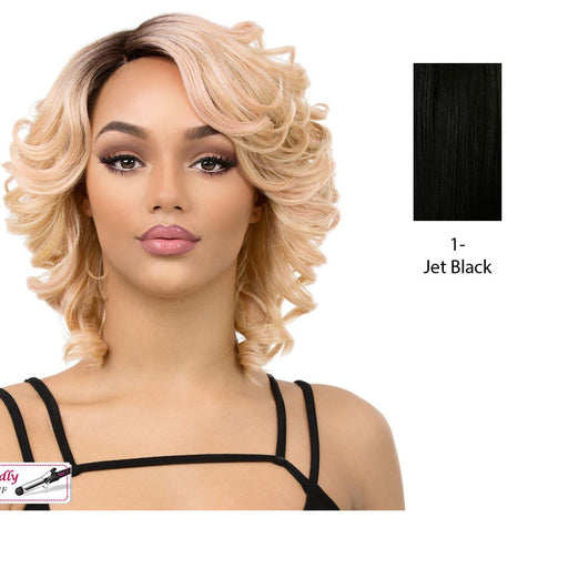 Magic Heat Friendly Synthetic Wig,Black