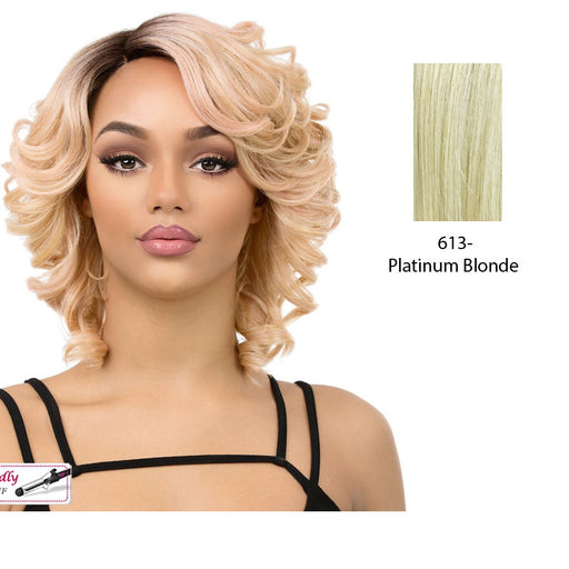 Magic Heat Friendly Synthetic Wig,Platinum blonde