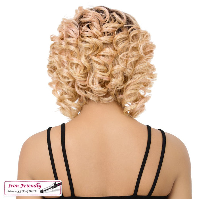 Magic Heat Friendly Synthetic Wig,NTT ROSE GOLD