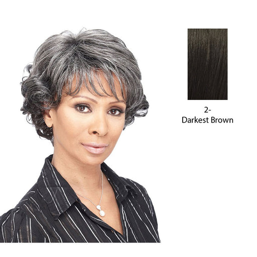 Miss Diva Synthetic Wig,Darkest brown