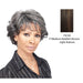 Miss Diva Synthetic Wig,Medium brown base with light auburn highlights