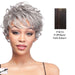 Morgan Heat Friendly Synthetic Wig,Off black base with dark auburn highlights