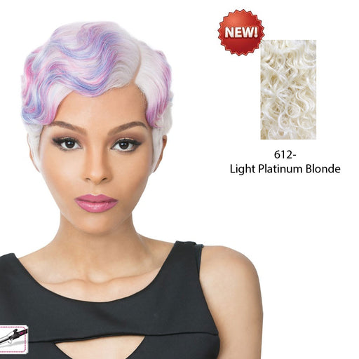Nuna Synthetic Hair Wig,Pale blonde