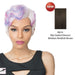 Nuna Synthetic Hair Wig,Full mixed dark brown/medium dark brown