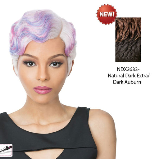 Nuna Synthetic Hair Wig,Natural dark extra/light auburn