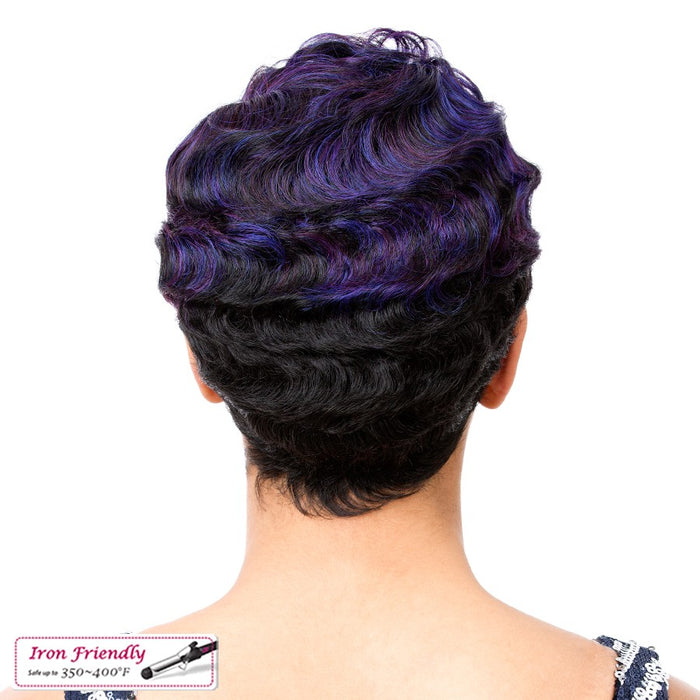 Nuna Synthetic Hair Wig,Natural dark extra/blueberry