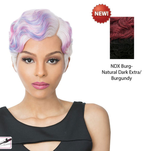 Nuna Synthetic Hair Wig,Natural dark extra/burgundy