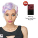 Nuna Synthetic Hair Wig,Natural dark extra/burgundy