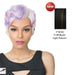 Nuna Synthetic Hair Wig,Off black base with light auburn highlights