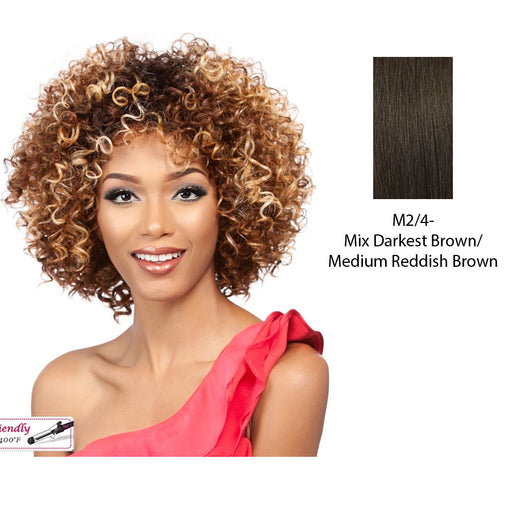 Synthetic Hair Wig Otto,Full mixed dark brown/medium dark brown