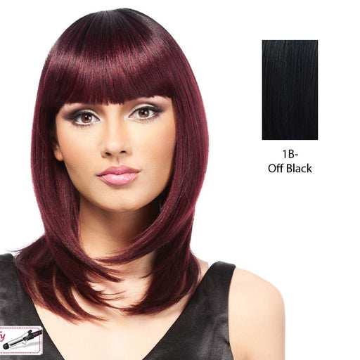 Piper Synthetic Wig,Off black