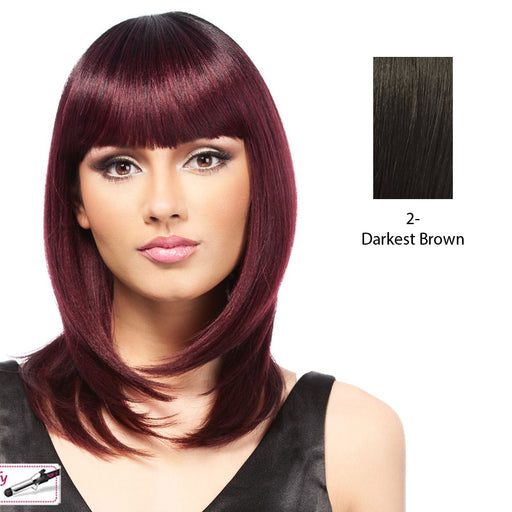 Piper Synthetic Wig,Darkest brown
