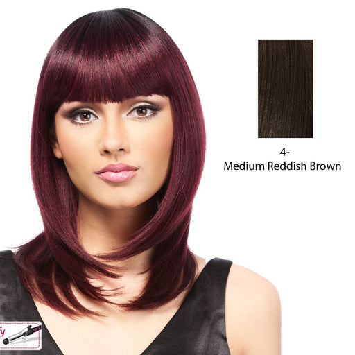 Piper Synthetic Wig,Dark brown
