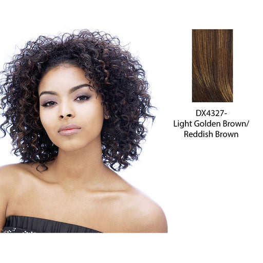 Premium Quality Fiber Wig Puffy,Two tone blend of light golden brown and reddish brown