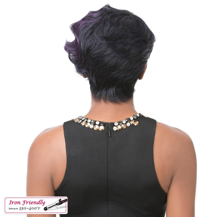 Synthetic Hair Full Wig Ricki,TTS PURPLE