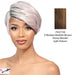 Riza Heat Friendly Synthetic Wig,Streaked blend of medium brown, strawberry blonde, and light auburn
