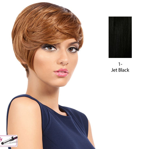 Snow Synthetic Wig,Black
