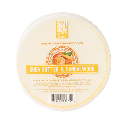 Island Twist Shea Butter Sandalwood Shea Souffle 6.75 oz