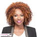 Sweetin Heat Friendly Synthetic Wig,Two tone frost blend of medium auburn and deep gold layer over medium auburn bottom