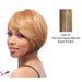 Sycamore Lace Front Wig,Two tone frost blend of strawberry blonde and bright pumpkin layer over gold light auburn bottom