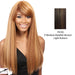 Taji Heat Friendly Synthetic Wig,Medium brown base with light auburn highlights
