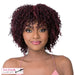 Synthetic 2020 Wig Jazzy Girl,Streaked blend of deep wine and dark violet