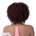 Synthetic 2020 Wig Jazzy Girl,Streaked blend of deep wine and dark violet