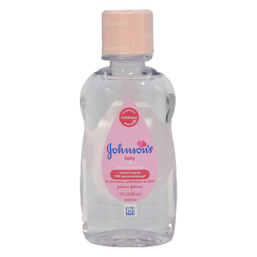 Johnson And Johnson Baby Body Oil Original, 3 Oz.