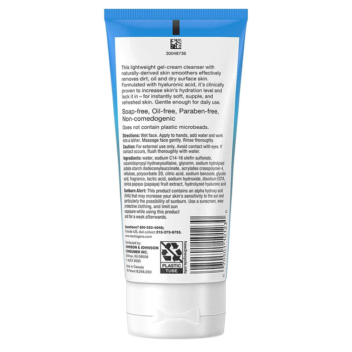 Neutrogena Hydro Boost Gentle Exfoliating Facial Cleanser - 5oz
