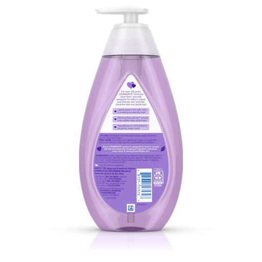 Johnson's Calming Baby Shampoo, Soothing Natural Calm Scent, Hypoallergenic, 13.6 oz