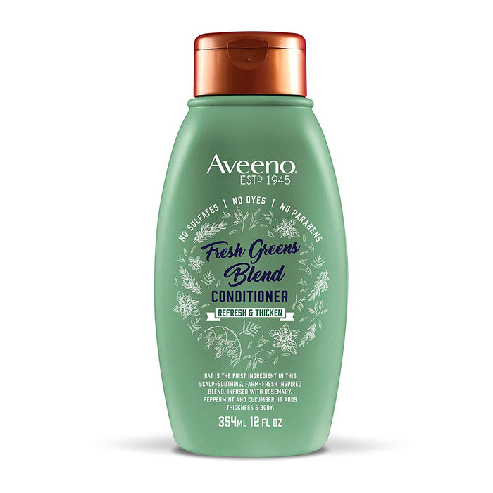 Aveeno Scalp Soothing Fresh Greens Blend Conditioner, 12 Oz.
