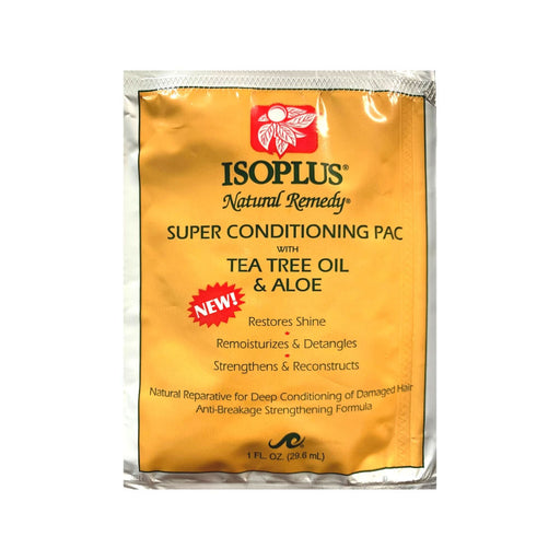 Isoplus Natural Remedy Super Conditioning Pac with Tea Tree Oil & Aloe, 1 Oz.