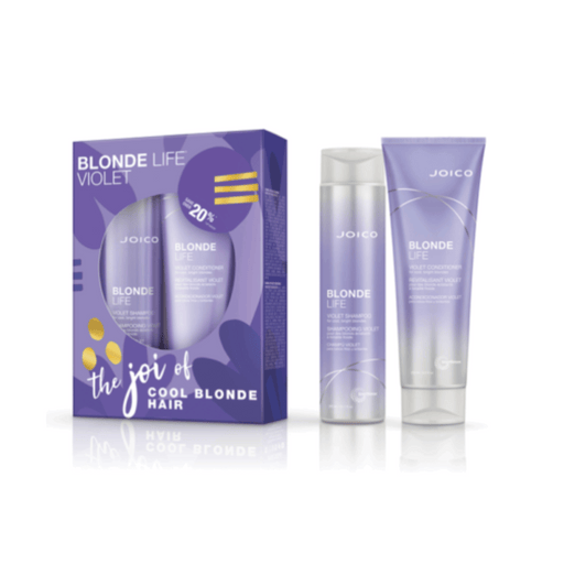 Joico Blonde Life Holiday Liter Violet Holiday Duo, Shampoo, Conditioner Set