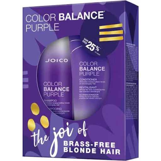 Joico Color Balance Purple Holiday Duo, Shampoo, Conditioner Set