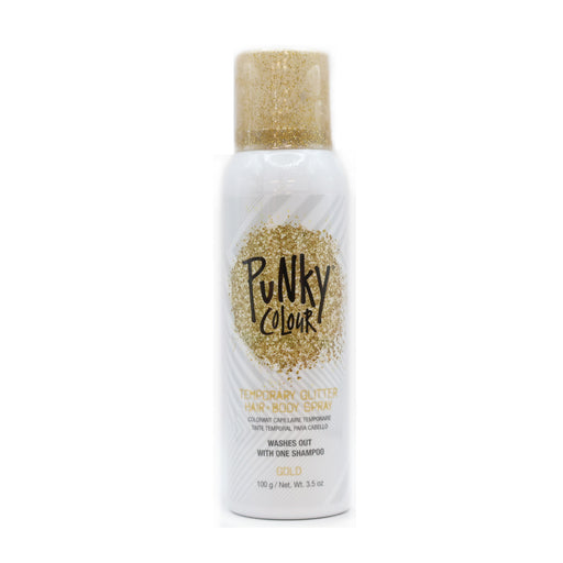 Jerome Russell Temporary Hair Color Spray, Gold Glitter 3.5 oz