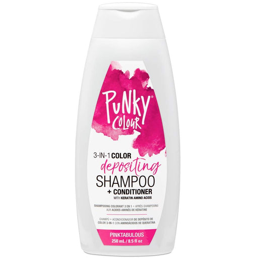 Punky Colour 3-in-1 Color Depositing Shampoo + Conditioner Pinktabulous  8.5 Oz.