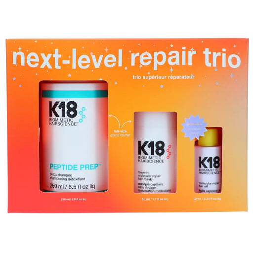 K18 Next Repair Kit, Shampoo, Leave In, Hair Oil