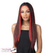 Synthetic Lace Part Wig Kahlo,FF RED WINE