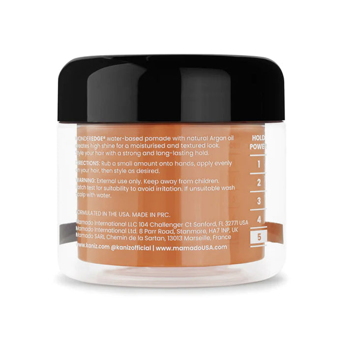 Kaniz Wonder Edge Water Based Pomade Coconut Banana 4 Oz