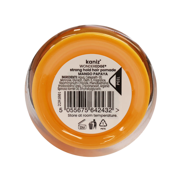 Kaniz Wonder Edge Water Based Pomade Mango Papaya 4 Oz
