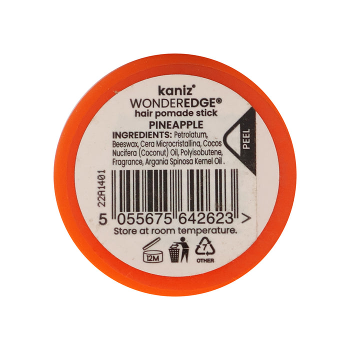 Kaniz Wonder Edge Hair Pomade Stick Pineapple 2.36 Oz