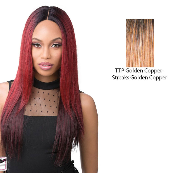 Synthetic Iron Friendly Full Wig Kelis,TTP GOLDEN COPPER