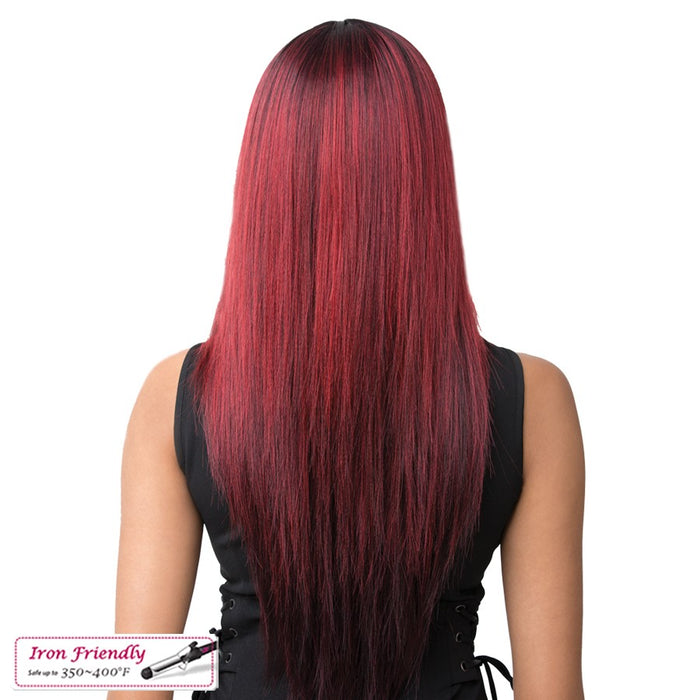 Synthetic Iron Friendly Full Wig Kelis,TTP RED/99J
