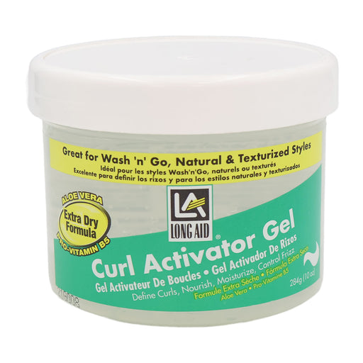 Ampro Long Aid Curl Activator Gel, Extra Dry Formula, 10.5 Oz.