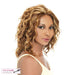 Braid Lace Ashley Lace Front Wig,Two tone frost blend of strawberry blonde and bright pumpkin layer over gold light auburn bottom